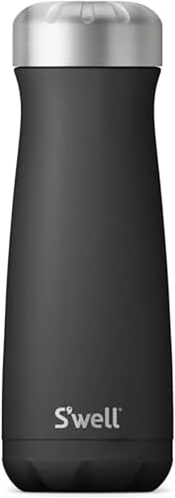 S'well Stainless Steel Traveler, 20oz, Onyx, Triple Layered Vacuum Insulated Containers Keeps Drinks Cold for 36 Hours and Hot for 15, BPA Free, Easy Carrying On the Go