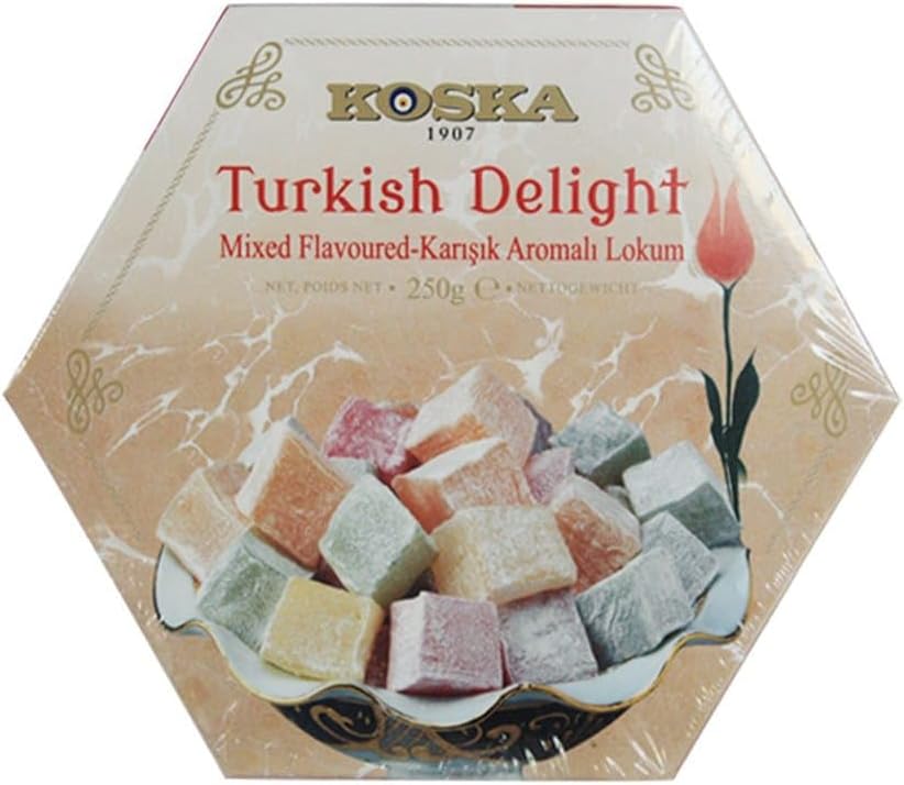 Koska 250 Gram Mixed Flavored Turkish Delight Classic