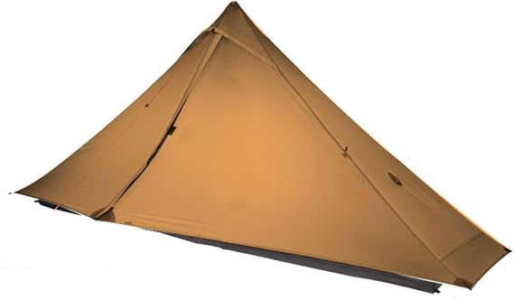windhike 3F UL GEAR Blue Mountain 1/2Person Camping Poleless Tent, 3/4Seasons Waterproof Tent, Easy Set Up Hiking, Backpacking Silicon Coated Tent Shelter