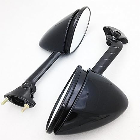 SMT-Oem Racing Mirrors With Turn Signals Compatible With Zzr 1400 Zx14R 2006-2011 Black [B00RNISXR4]