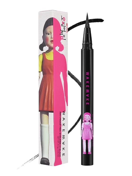 WAKEMAKE X NETFLIX SQUID GAME Any Proof Eyeliner 01 Black | eyeliner, water proof eye liner, korean eye liner