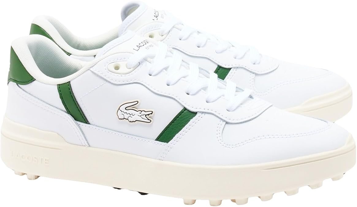 Lacoste Men's T-Clip Golf Leather Golf Shoes