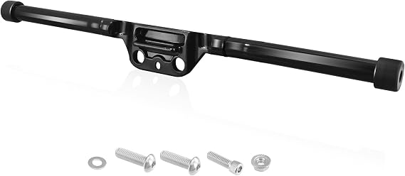 BLACK Engine Guard Protector Flat-Out For 18-25 Harley Softail