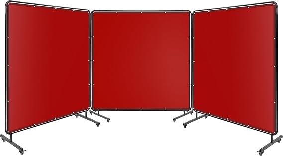 GAOMON 3 Panel Welding Screen with Frame, 6x6 FT