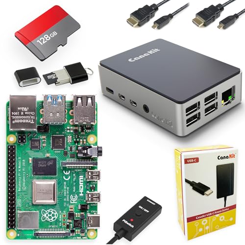 CanaKit Raspberry Pi 4 Extreme Kit - Aluminum Edition 8GB RAM