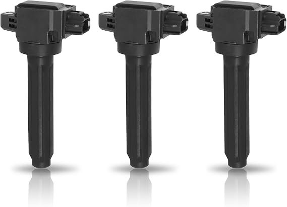 ENA Pack of 3 Ignition Coil Pack Compatible with Dodge Mitsubishi 2014 2015 2016 2017 2018 2019 Mirage, 2017-2019 Mirage G4, 2015-2017 Attitude 1.2L L3 Coils Replacement for UF815 1832A057 49121