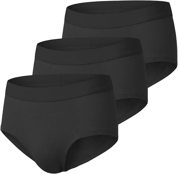 Merino Wool Underwear Women, 3 Pack Low Rise Stretch Bikini Briefs | Low-rise bikini briefs with a soft waistband, flatlock seams and tagless interior for breathable travel and hiking comfort.