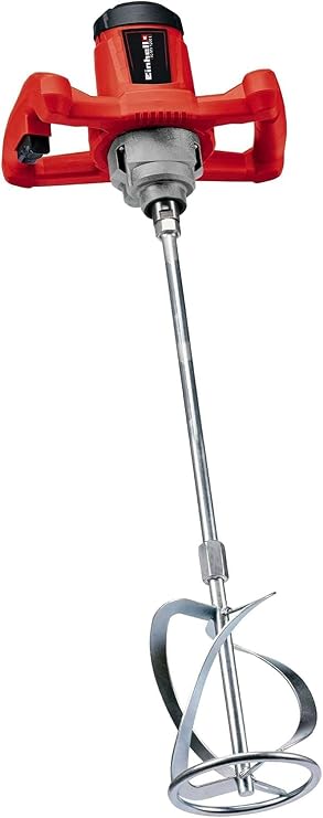 Einhell Boya ve Harç Mikseri TC-MX 1200 E (1.200 W, 680 rpm, kompakt 1 vitesli makine, yoğun malzemeler, hız kontrol elektroniği, ergonomik tutamaklar, M14 diş, karıştırıcı dahil) - 4258545