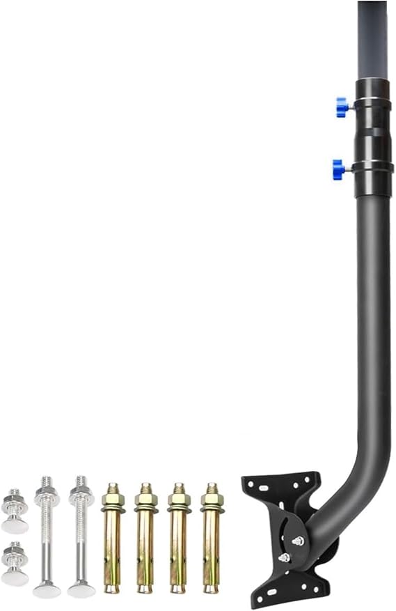 Mount, Adjustable Mounting Kit Long Wall Mount, Stainless Steel Roof Mount Pole Mount, V2 Compatible Antenna Adapter