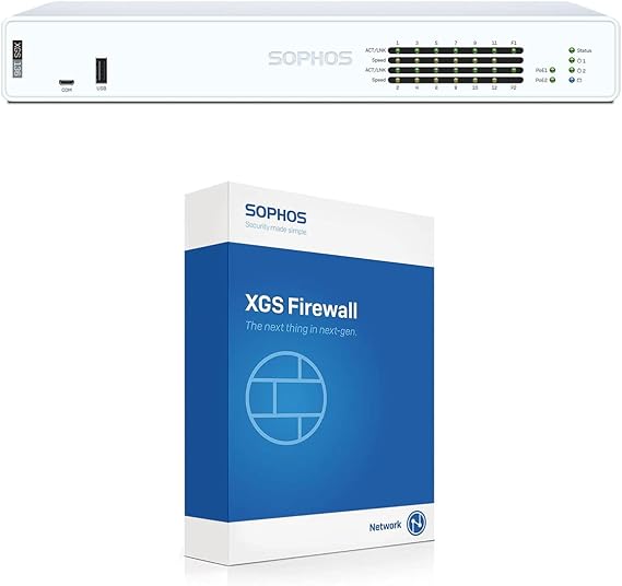 Sophos XGS 136 Next-Gen Firewall with Standard Protection, 1-Year (US Power Cord) (JA1D1CSUS)