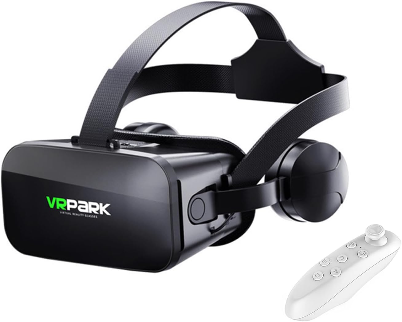 Microcase VRPARK J20 3D Virtual Reality Glasses with 3.5mm Headset VR Wireless Bluetooth Control-AL4752
