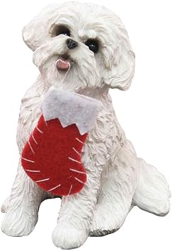 Sandicast Christmas Ornament, White (XSO01203)