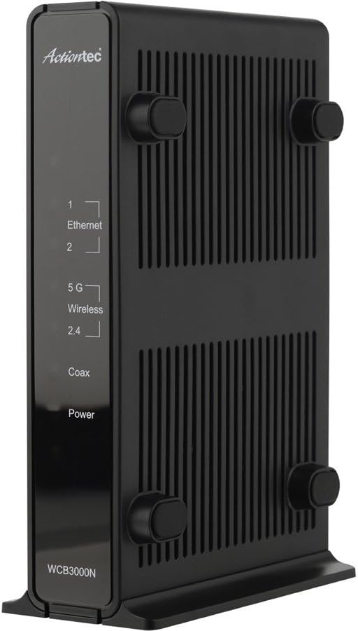 Actiontec WCB3000N01 Single Dual-Band Wireless Network Extender and Ethernet Over Coax Adapter (WCB3000N)