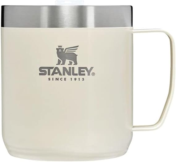 STANLEY Classic Legendary Camp Mug 12oz Cream Gloss