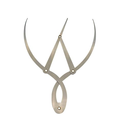 Golden Mean Calipers Golden Ratio Calipers Stainless Steel Eyebrow Ruler 1:1.618 Measure Tool for Tattoo Makeup