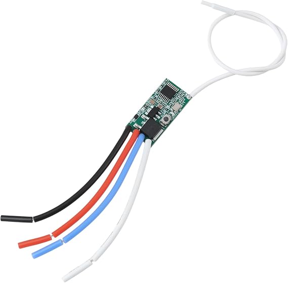 433MHz Wireless Remote Control Switch Receiver Module DC3.6V-24V Compatible with Home Remote Control DIY Projects