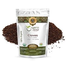 Organic Way Hand Selected Cloves Cut & Sifted (Syzygium aromaticum) - Adds Flavour & Aroma | Organic & Kosher Certified | Non GMO & Gluten Free | USDA Certified | Origin - Sri Lanka (1LBS / 16OZ)