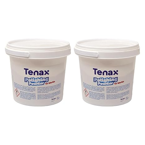 Tenax Marble Polishing Powder - 1kg (2 Pound Container) (Pack of 2)