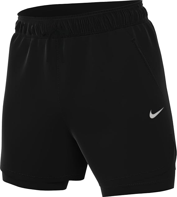 Nike Stride Running Division Men's 5" Dri-FIT Water-Repellent 2-in-1 Running Shorts (Black, FZ1135-010) Size XX-Large