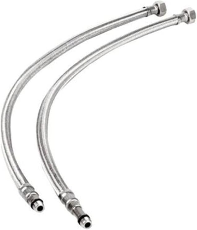 Batarya Flex Hortum 3/8-M10 70 Cm Kısa Uç (2 Adet)