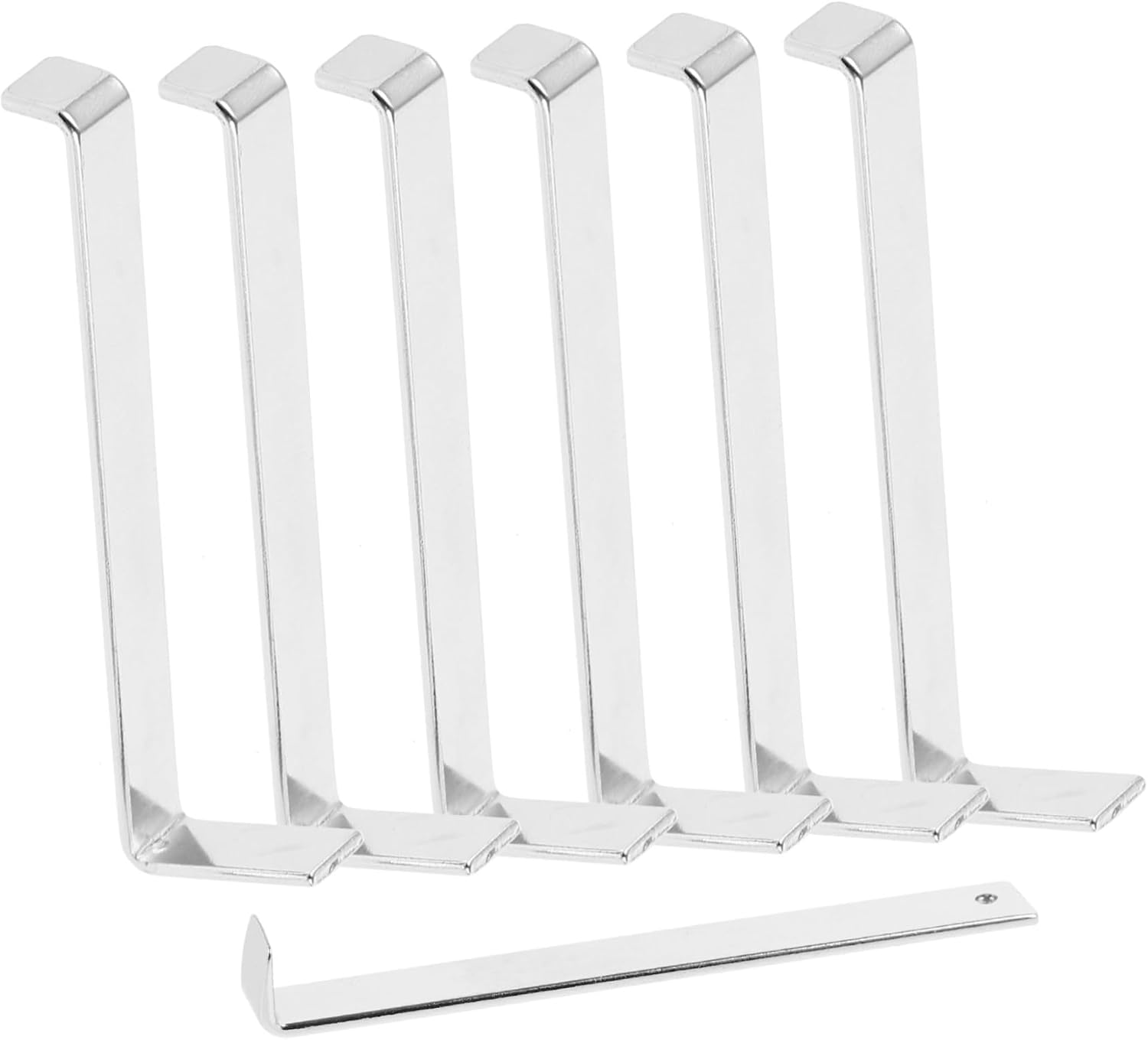 1set No Drilling Heavy Duty Stainless Steel Wall Hooks for Vinyl Siding Combination Secure Hanging for Fiber Cement Board Decor