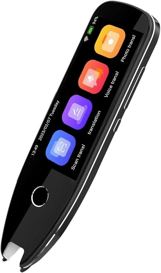 MQODLFP Translation Pen Reading Tool, Text to Speech Scanning Reading Pen, Smart Pen with Voice and Photo Translation