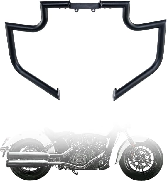 1.5" Crash Bar Engine Guard Highway Bar for Indian(Black)