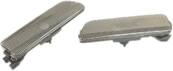 Smoke/Clear/Amber/Grey Len Front Bumper Side Marker Reflector Replacement for VW Golf Jetta MK4 (Grey Len)