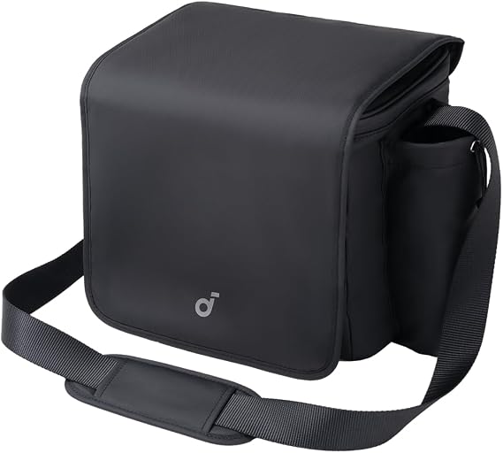 Soundcore Nebula Portable Carry Bag for P1&P1i Projector, Compact and Lightweight Travel Case with Adjustable Storage, Shoulder Strap, and Durable Waterproof Polyester Fabric