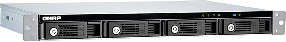 QNAP TR-004U 4 Bay Rackmount NAS Expansion - Optional Use as a Direct-Attached Storage Device,Black