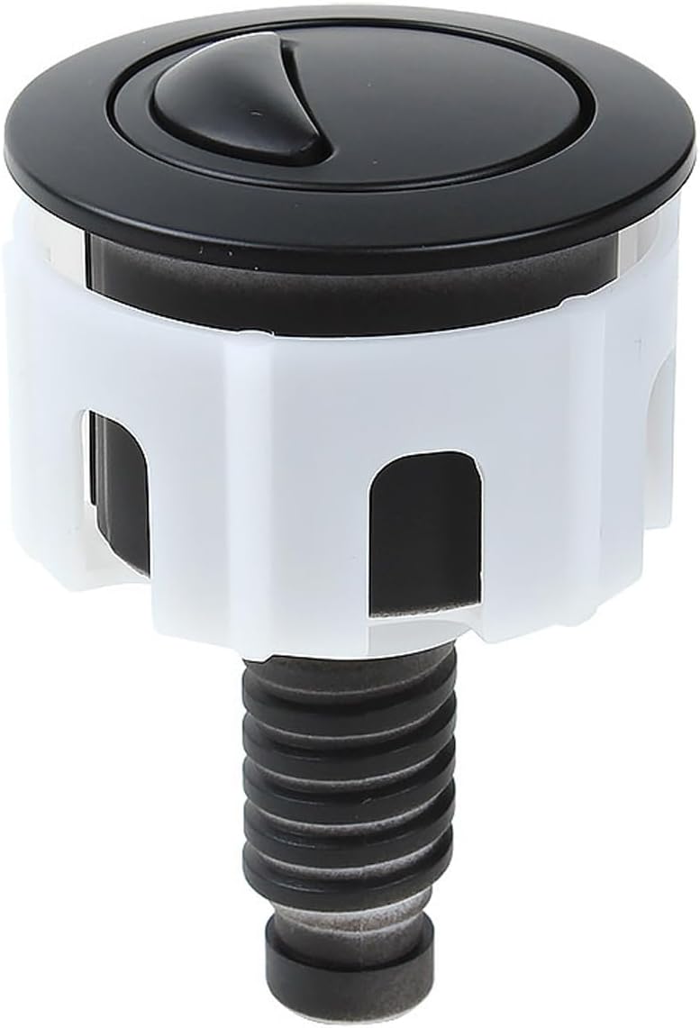 Toilet Flush Button, Black Toilet Push Button Flush Replacement, ABS Dual Flush Toilet Push Button, Universal Toilet Flush Buttons Replacement for Most Cistern Tanks