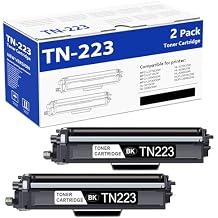 NUCALA Compatible Toner Cartridge Replacement for Brother TN223BK (Black, 2-Pack)
