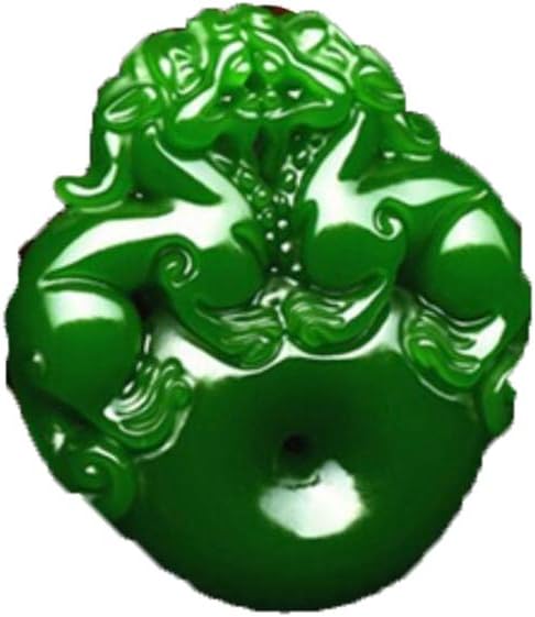 Double Pixiu Pendant Emerald Jade Pixiu Safely Buckles The Jade Pendant When The Pendant  Out of The Outer Mongolian Jade Pixiu