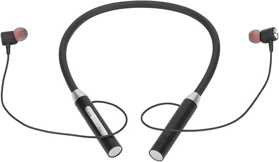 Neckband Bluetooth Headphones, Cordless Earbuds, IPX5 Magnetic Earphone, 8Hrs Long Playtime, for Home, Traveling, Outdoor, Business Trips (Black)