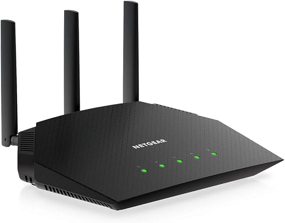 NETGEAR Nighthawk WiFi 6 Router (RAX10), Dual-Band Wireless AX1800 Speed (up to 1.8 Gbps), Coverage up to 100 m²