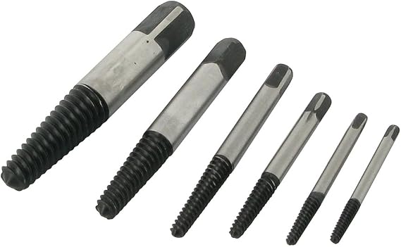 Silverline 969752 Screw Extractor Set 3-25 mm - 6 Pieces