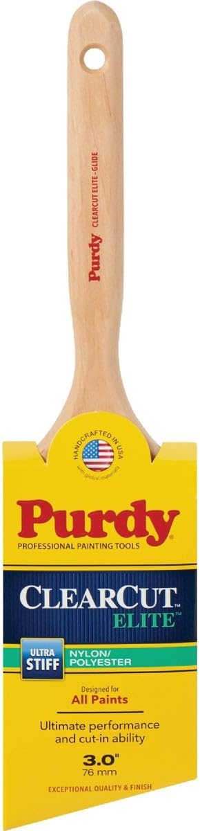 Purdy 144152830 Clearcut Elite Glide Trim Brush, One Size, Multi