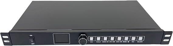 Mooncell MVB2S 2-in-1 LED Video Processor & Wall Controller | Professional Video Wall Screen Solution | HDMI, DVI, VGA, CVBS, USB Inputs, Dual Ethernet Outputs, Advanced Display Control for LED Panels