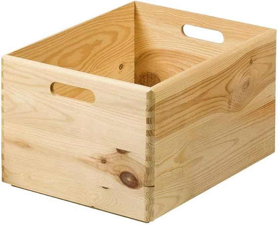Kesper Storage Box, Pine, Brown, 40 x 30 x 23 cm