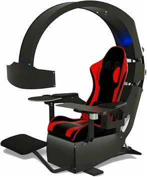 Home Gaming Chair, Multi-Functional Computer Chair, Zero Gravity/Ergonomic Design/Adjustable Screen Height, Comfortable Racing Simulator Gaming Chair