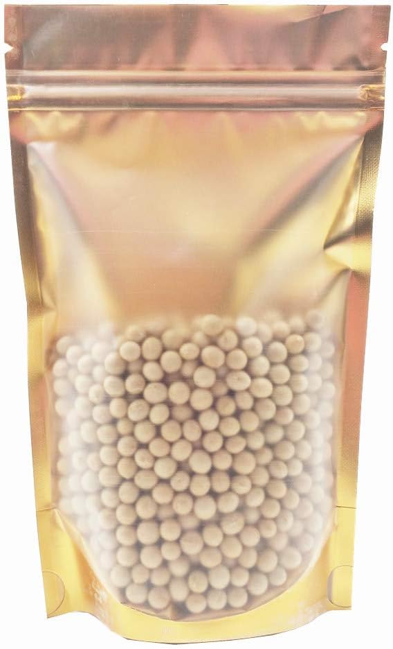 FERENLI 50 Pcs 3.9x5.9 Inch Matte Stand Up Mylar Food Bags with Zipper | Aluminum Foil Stand Up Pouches with Zipper Heat Sealable Reusable Storage for Coffee Beans Tea Nuts and Sample Packaging