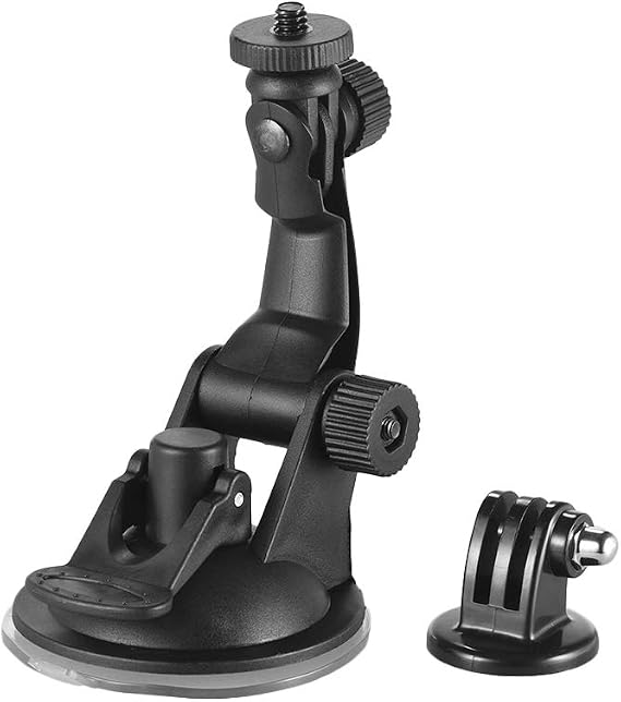 Honorall Eylem Kamera Aksesuarları Araba Vantuz Dağı + GoPro hero 7/6/5/4 / YI için Tripod Adaptörü