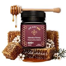 We Just Bee Raw Manuka Honey Monofloral MGO 400+(UMF 13+) | Premium New Zealand Manuka Grade | 100% Pure Raw Honey with Natural Wellness Properties | Halal & Kosher | Ideal for Daily Use 250g/8.8oz