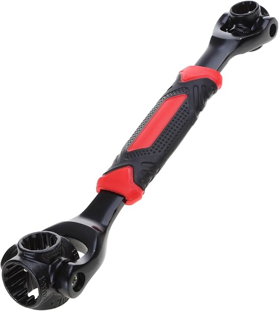 Multi-purpose Wrench 52-in-1 Multi-function Socket Wrench Set Rotating Multi-head 8-19mm Metric Socket