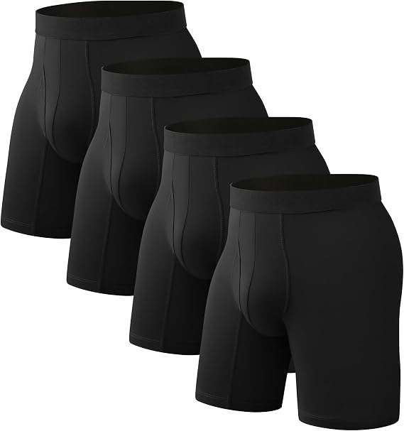 Natural Feelings Athletic Mens Underwear Boxer Briefs for Men pack 2-4 Pack S M L XL XXL