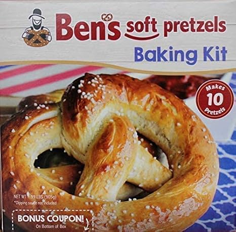 Amish Inspired Ben's Soft Pretzels Make At Home Pretzel Kit, 1 Dry Baking Kit