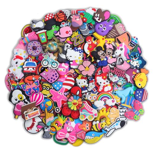 50,100 PCS Non-Repeat Shoe Charms, Shoe Decoration Party Gifts for Boys Girls Kids Women