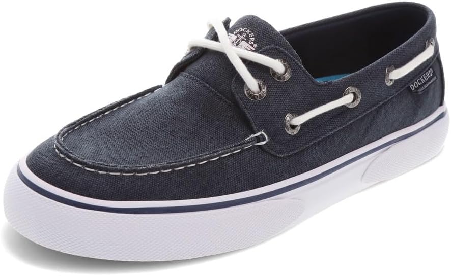 DOCKERS Mens Rowe Canvas Boat Shoe