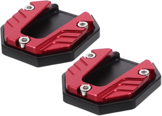 CHILDWEET 2pcs Slip Motorcycle Kickstand Puck Pad for Kickstand Plate Non-slip Shoes Stand Replacement for Motorcycles