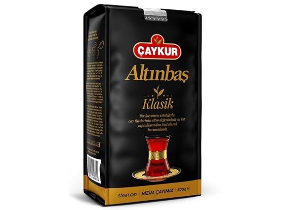 CAYKUR Altnbas Golden Tips, Premium Gourmet Black Tea, Loose Leaf, Strong Tea Buds, Rich Aroma 500g / 17.6 Oz